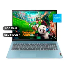 LENOVO - Laptop IDEAPAD SLIM 3 15IAN8, I3-N305, 8GB RAM, 512GB SSD, 15.6, SIN WINDOWS (82XB003MLM)