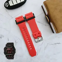 GENERICO - Correa Repuesto para CASIO G SHOCK GD-400 - Rojo