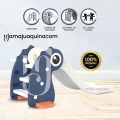 BABY - Tobogán para Niños «TYNO» con Escaleras Texturizadas Blue