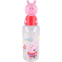 GENERICO - Botella Figurita 3D 560ml de PEPPA PIG
