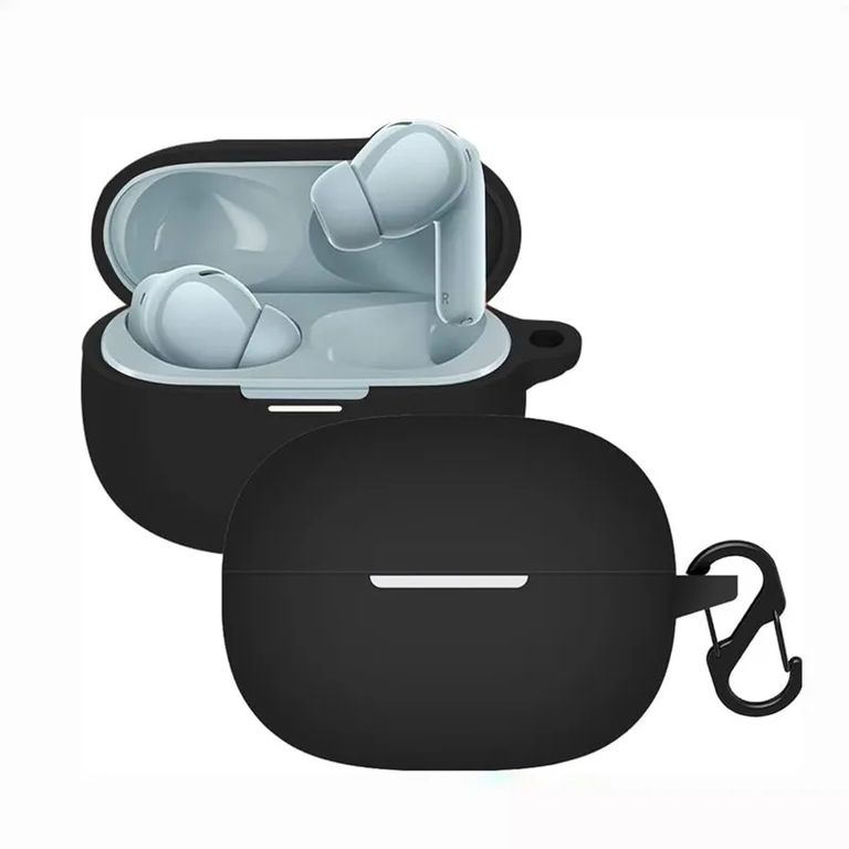 Funda de silicona para auriculares Xiaomi Redmi Buds 6 Pro -Negro
