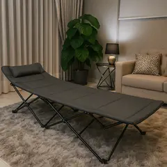 GENERICO - Cama Plegable Portátil con Almohadilla Integrada