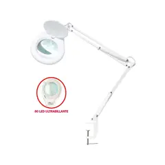 TAKEMA - Lámpara Articulada con Lupa y Luz LED ZD-129ALED