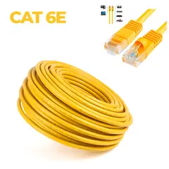 SEISA - Cable De Red Cat6e Conector Rj45 Gbps Lan Ethernet 30 Metros