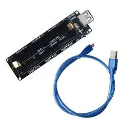 GENERICO - Porta Batería 18650 de 1 Celda con Cable – Soporte con Protección para Proyectos Electrónicos – Compatible con Arduino, ESP32 y Raspberry Pi