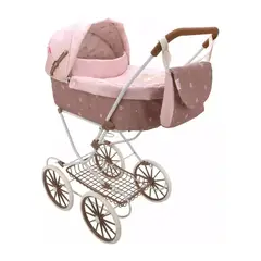 MUÑECAS REBORN - Coche De Muñecas Con Capota mod Osito Con Bolso Arias 90cm