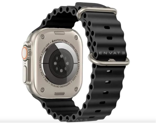 Correa Corrugada Clásica para Apple Watch 44mm - Negro