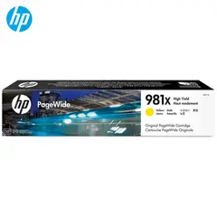 HP - Cartucho de Tinta 981X Amarillo L0R11A PageWide 556dn 586dn Original