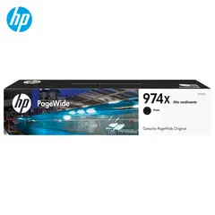 HP - Cartucho de Tinta 974X Negro L0S08AL PageWide 452 477 552 577 Original
