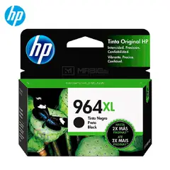 HP - Cartucho de Tinta 964XL Negro 3JA57AL OfficeJet 9010 9020 Original