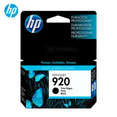 HP - Cartucho de Tinta 920 Negro CD971AL OfficeJet 6500 7500 Original