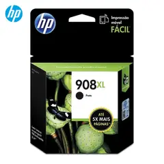 HP - Cartucho de Tinta 908XL Negro T6M20AL OfficeJet 6961 6970 Original