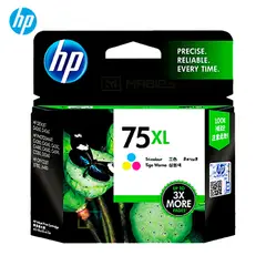 HP - Cartucho de Tinta 75XL Tricolor CB338WL OfficeJet J5740 C4740 Original