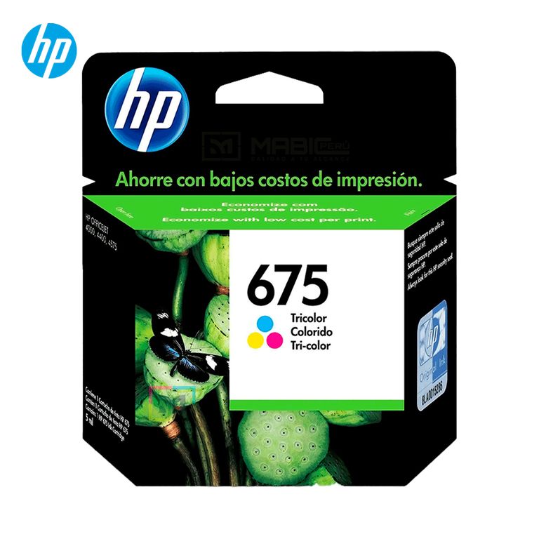 Cartucho de Tinta 675 Tricolor CN691AL Officejet 4000 4400 Original