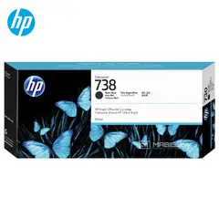 HP - Cartucho de Tinta 738 Negro Mate 498N8A DesignJet T850 T950 Original - 300ml