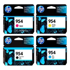 HP - Pack Tinta 954 Negro Cian Magenta Amarillo OfficeJet 7740 8210 8730 Original