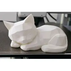 GENERICO - ADORNO EXCLUSIVO GATO BLANCO 14cm x 28cm x 15cm