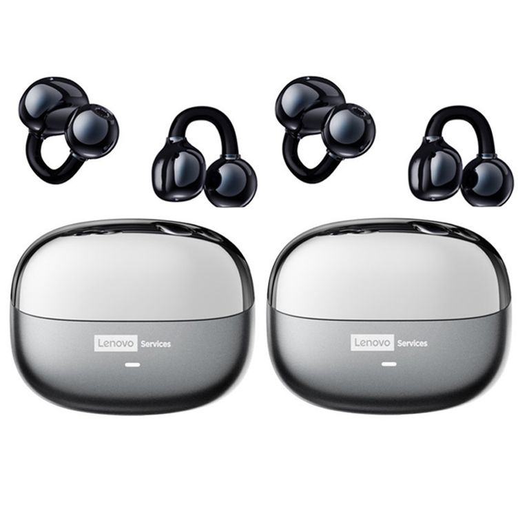 Set 2 De Audífonos Clip MAX LE06 TWS Bluetooth 6.0 - Negro