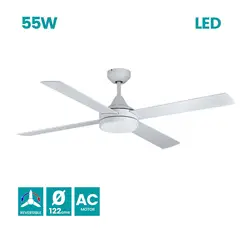 EGLO - Ventilador Trinidad 20w D1220 Blanco