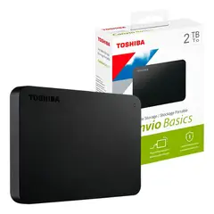 TOSHIBA - DISCO EXTERNO CANVIO BASICS 2TB NEGRO USB 3.0