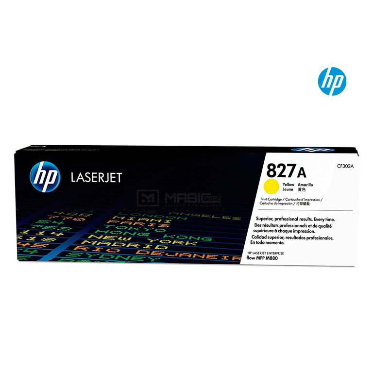 TONER 827A AMARILLO CF302A LJ MFP M880Z ORIGINAL