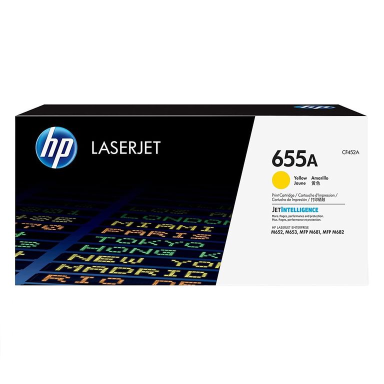 TONER 655A AMARILLO CF452A LJE M652 M681 ORIGINAL