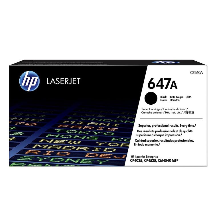 TONER 647A NEGRO CE260A LJ CP4525 ORIGINAL