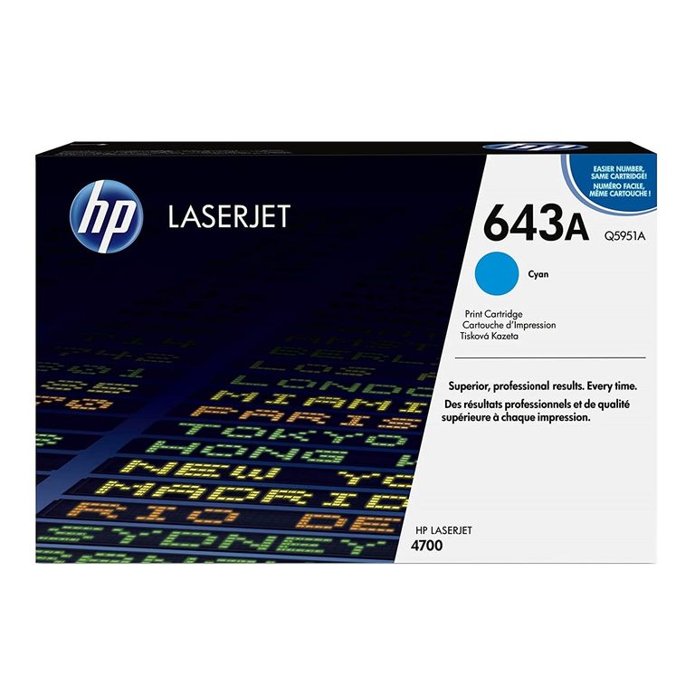 TONER 643A CIAN Q5951A LJ 4700 ORIGINAL