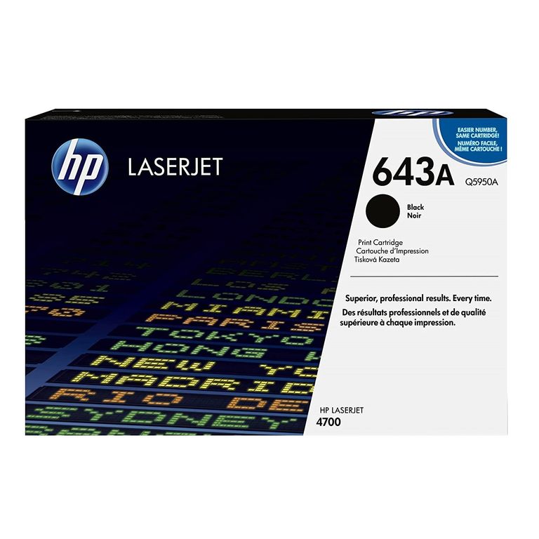TONER 643A NEGRO Q5950A LJ 4700 ORIGINAL