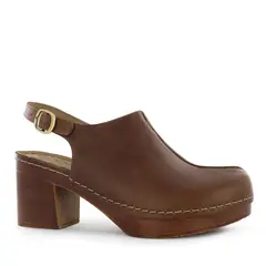 ECCO - Zueco Cuero Mujer Telma05 Tostado