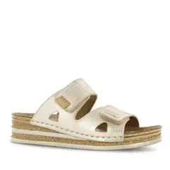 ECCO - Sandalias Cuero Folia Mujer Hilda01 Oro