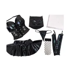 GENERICO - LENCERIA SEXY GATUBELA DISFRAZ TRANSPARENTE TALLA S-M-L