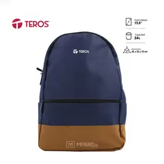 TEROS - MOCHILA NOVA AZUL TE-ACS9019BL, PARA NOTEBOOKS DE HASTA 15,6