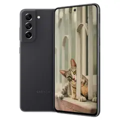 SAMSUNG - Galaxy S21 FE Negro 6GB 128GB Reacondicionado