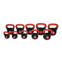 ALPHA GYM - Pesas rusas importadas PVC Kettlebells para entrenamiento