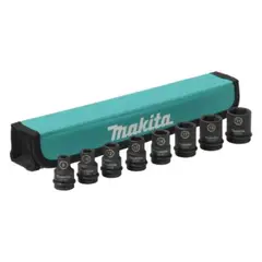 MAKITA - Jgo. Dados Impacto Encastre 1/2" x 8 Pzas E-16601