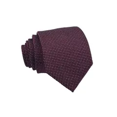 CHRISTIAN ARMAND - Corbata burdeos con micro puntos