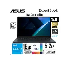 ASUS - EXPERTBOOK B1503CVA-NJ2187 INTEL COREI5-1335U 16GB 512SSD 15.6" FHD WIN 11