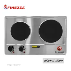 FINEZZA - COCINA ELECTRICA DE 2 HORNILLAS