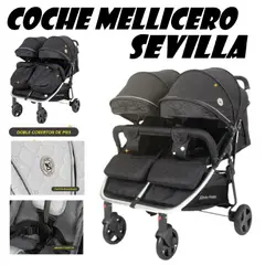 BABY HAPPY - Nuevo Coche Mellicero Sevilla -Negro
