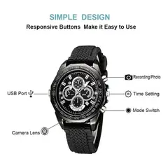 OEM - Reloj Espía Negro HD