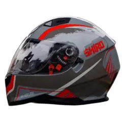 CES - CASCO INTEGRAL LINEA SHIRO SH-881 GRIS BRILLO