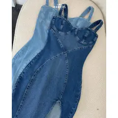 JHAN HIDS - Vestido Largo Denim Stephanie