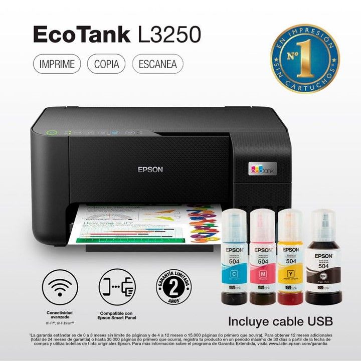 Multifuncional EcoTank Wi-Fi L3250