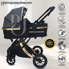 BABY - Coche Moisés Travel System «INOVA PLUS» de Lujo Gray