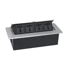 OPALUX - Tomacorriente para Mueble 4 Tomas Universales OP-UTS4SL