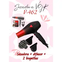 VOYAGER - SECADORA DE CABELLO VGR V-462