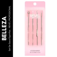GENERICO - Set De Saca Espinillas - REVEL PROFESSIONAL