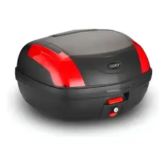 JET - Maleta Moto 46L Negro Mate con Reflectivos 56x43x33 cm