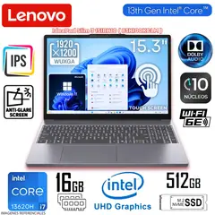 LENOVO - Laptop IdeaPad Slim 3 15IRH10 83K100KCLM Intel Core i7-13620H 16GB RAM 512GB SSD 15.3" WUXGA